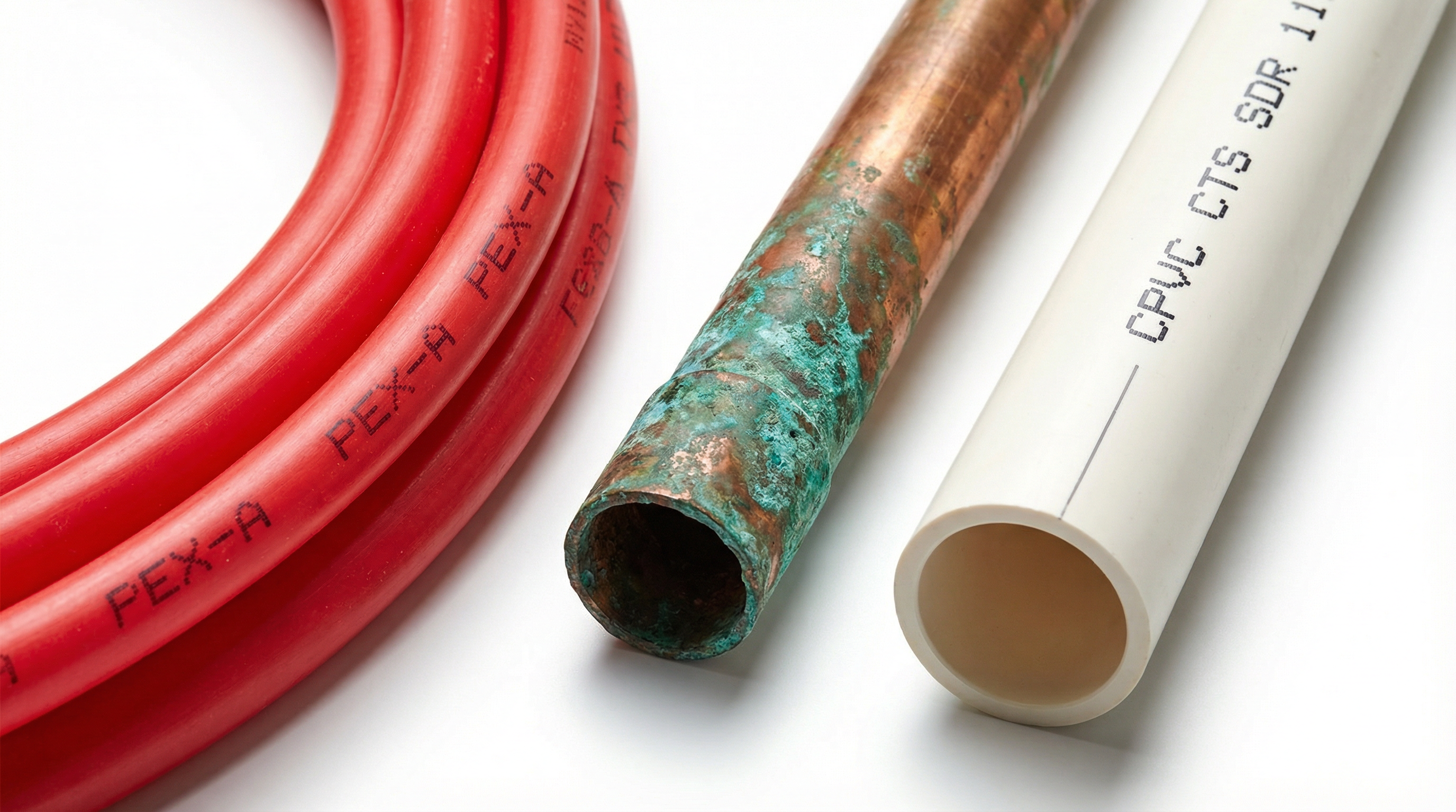 PEX vs Copper vs CPVC Pipe Comparison